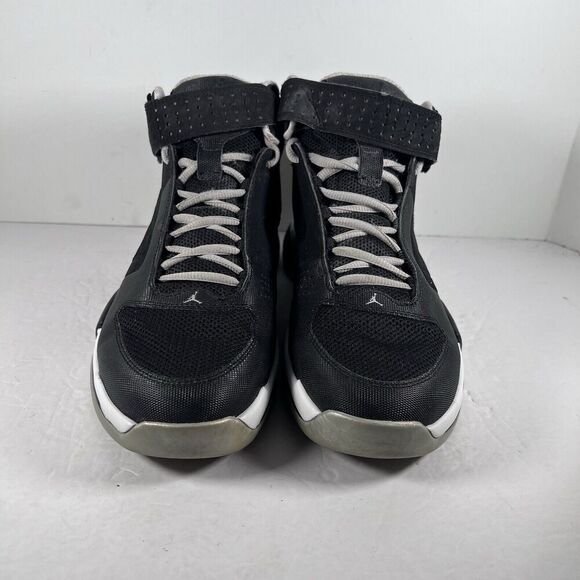 Jordan BCT Mid Black/Silver Lace Up Athletic Shoes Sneakers Men's Size 9 - Picture 2 of 8
